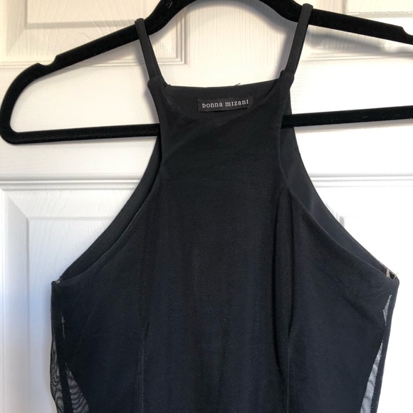 Sexy LBD with asymmetrical mesh hem - Picture 2 of 5